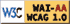 Icono de conformidad con el Nivel Doble-A, de las Directrices de Accesibilidad para el Contenido Web 1.0 del W3C-WAI
